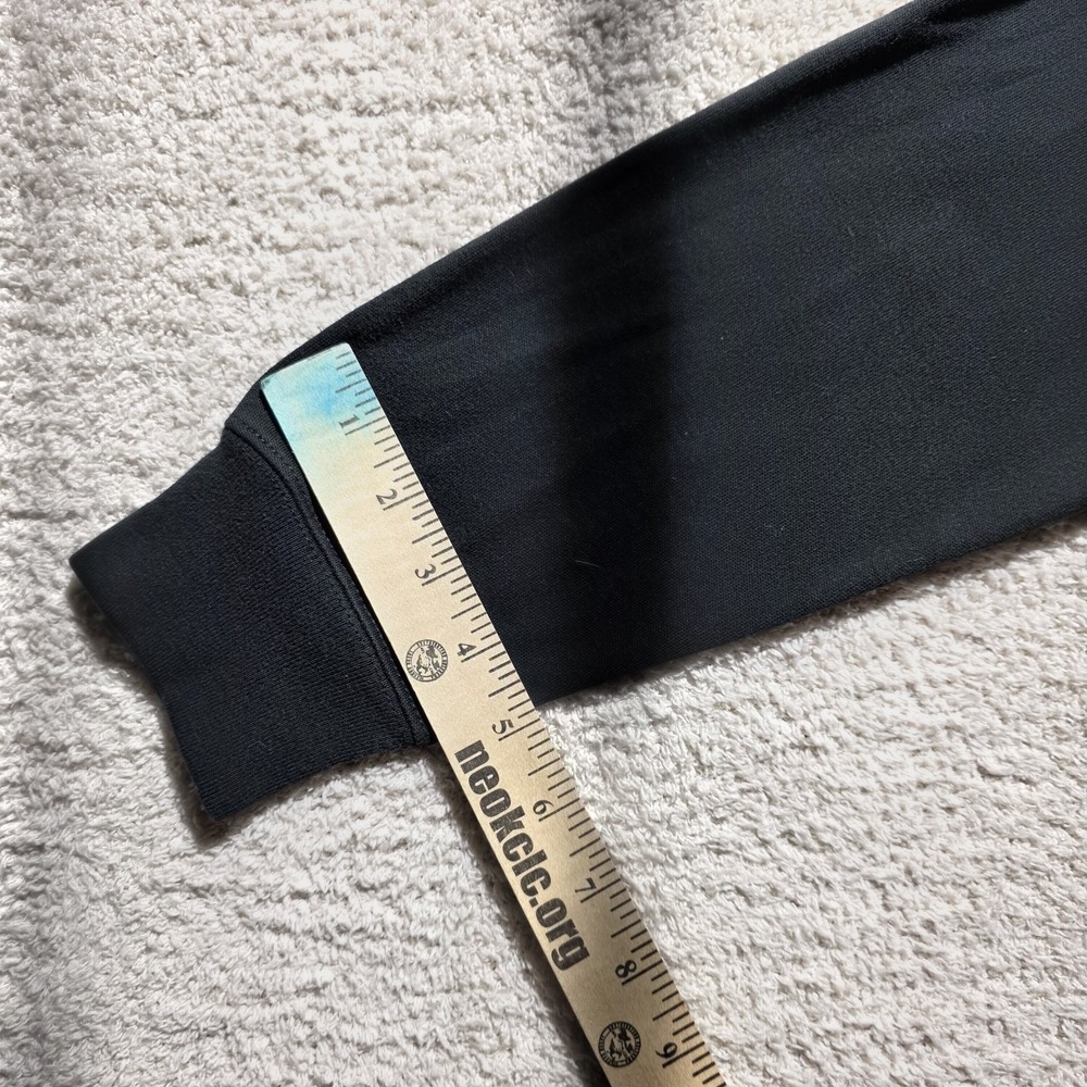 Vintage Polo Ralph Lauren Black Knit Turtleneck 100% Cotton Long Sleeve Top M - Picture 7 of 10